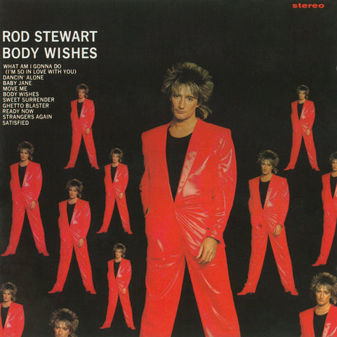 Rod Stewart - Body Wishes 11 x 17 inch. Album Cover Poster