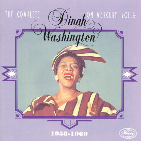 Dinah Washington - The Complete Dinah Washington On Mercury Vol. 6 (1958-1960) 11 x 17 inch. Album Cover Poster