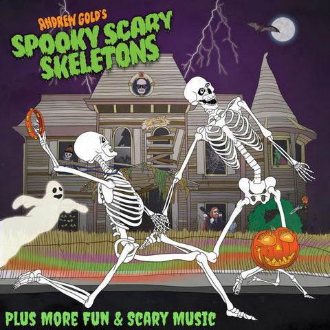 Andrew Gold - Spooky, Scary Skeletons Plus More Fun & Scary Music 11 x 17 inch. Album Cover Poster