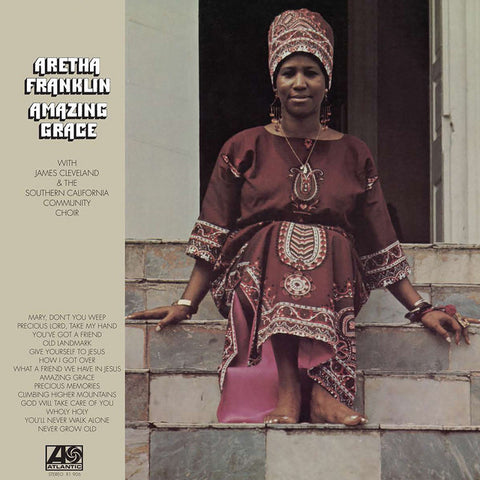 Aretha Franklin - Amazing Grace (Live at New Temple Missionary Baptist Church, Los Angeles, CA, 01/13/72) 11 x 17 inch. Album Cover Poster