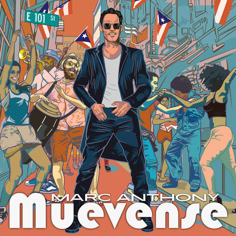 Marc Anthony - MUEVENSE 24 x 36 inch. Album Cover Poster