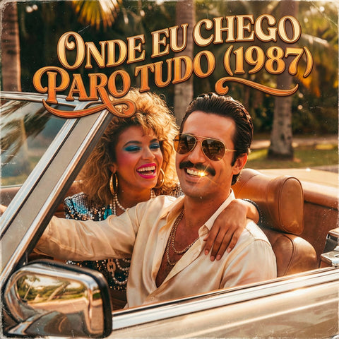 BLOW RECORDS - Onde Eu Chego Paro Tudo (1987) 11 x 17 inch. Album Cover Poster