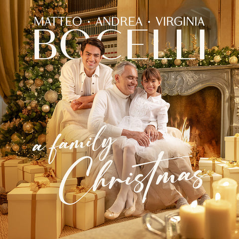 Andrea Bocelli - A Family Christmas 24 x 36 inch. Album Cover Poster