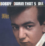 Bobby Darin - That's All 11 x 17 inch. Album Cover Poster