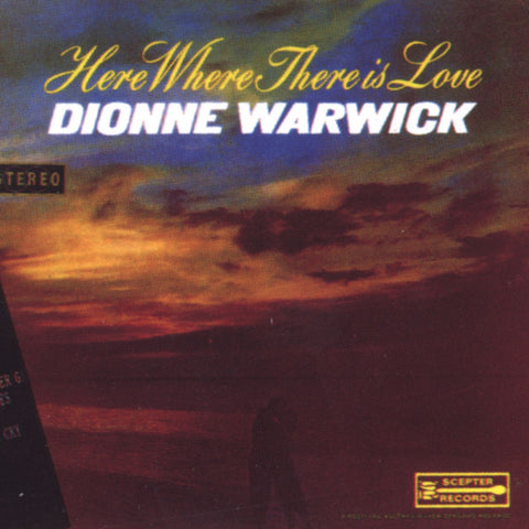 Dionne Warwick - Here Where There Is Love 11 x 17 inch. Album Cover Poster