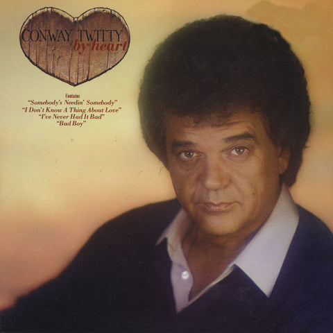 Conway Twitty - By Heart 24 x 36 inch. Album Cover Poster
