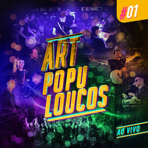 Art Popular - Artpopuloucos #01 (Ao Vivo) 11 x 17 inch. Album Cover Poster