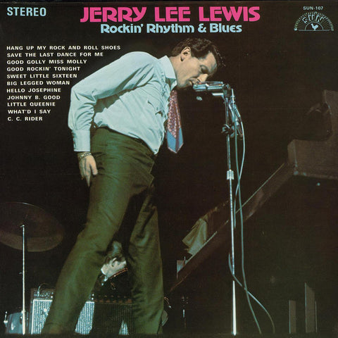 Jerry Lee Lewis - Rockin' Rhythm & Blues 24 x 36 inch. Album Cover Poster