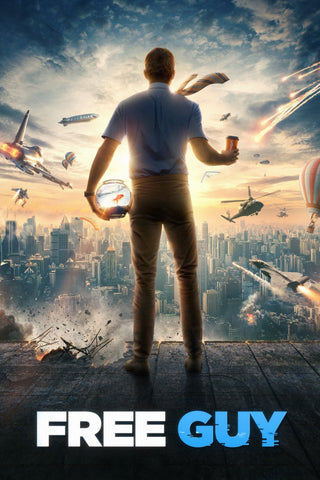 Free Guy Style C Movie Poster 11 x 17 inch