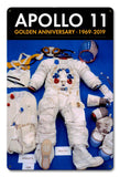 Apollo 11 50th Anniversary EVA Spacesuit Space Suit Black Metal Sign Vintage Sign Metal Sign