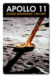 Apollo 11 50th Anniversary Lunar Module Strut and Footpad Black Metal Sign Vintage Sign Metal Sign