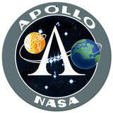 Apollo 11 50th Anniversary Apollo Insignia Black Small Metal Sign Vintage Sign Metal Sign