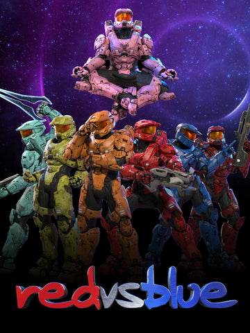 Red vs. Blue Style: 1 - 27 x 40 inch. TV Show Poster