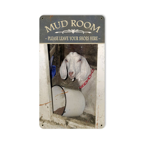 Mud Room Vintage Sign Metal Sign
