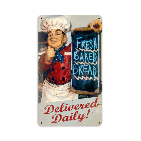 Fresh Bread Vintage Sign Metal Sign