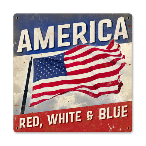 American Vintage Sign Metal Sign