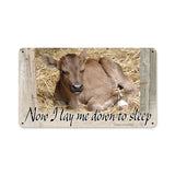 Baby Calf Vintage Sign Metal Sign