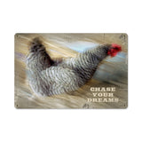 Chase Your Dreams Vintage Sign Metal Sign