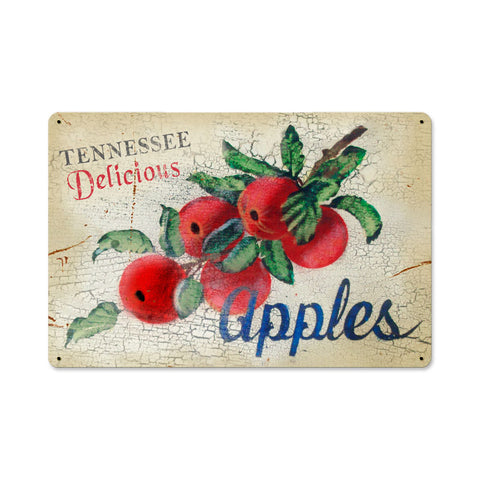 Tennessee Apples Metal Sign