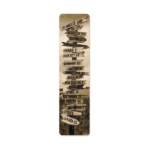 AIF107 Metal Sign