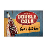 Double Cola Vintage Sign Metal Sign