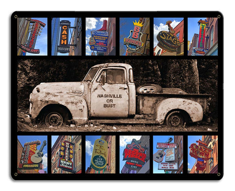 NOB With Signs Metal Sign