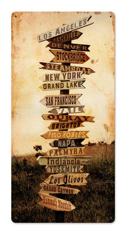 Bucket List LA Mammoth Metal Sign