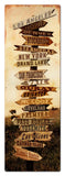 Bucket List LA Mammoth Metal Sign