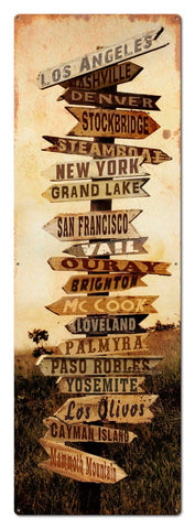 Bucket List LA Mammoth Metal Sign