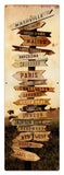 Bucket List Metal Sign