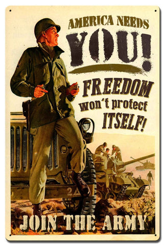 Join-The-Army-Vintage-Sign-Metal-Sign