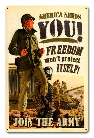 Join-The-Army-Vintage-Sign-Metal-Sign