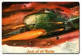 Jack Of All Raids Vintage Sign Metal Sign