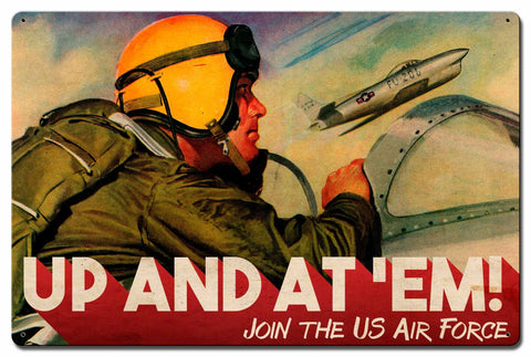 Air Force Vintage Sign Metal Sign