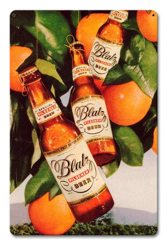 Blatz-Beer-Oranges-Vintage-Sign-Metal-Sign