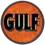 GULF OIL Vintage Sign Metal Sign