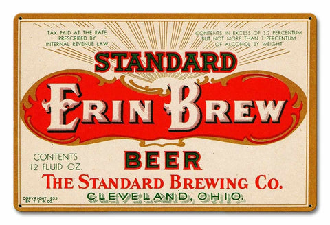 Standard-Erin-Brew-Beer-Metal-Sign