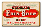 Standard Erin Brew Beer Metal Sign