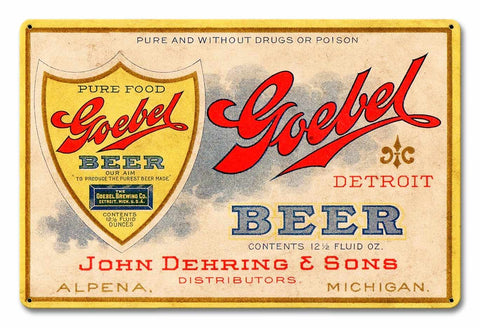 Goebel-Beer-Metal-Sign