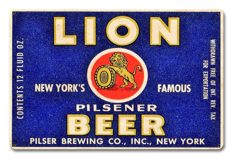 Lion-Beer-Metal-Sign