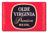 Olde Virginia Beer Metal Sign