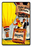 Olympia Beer Balloon Metal Sign
