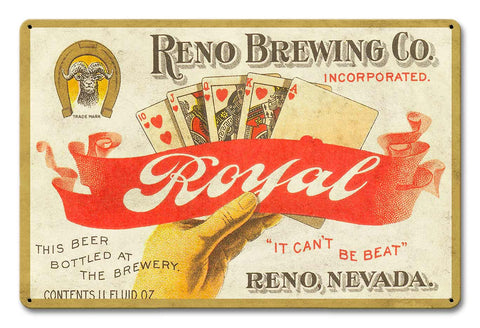 Reno-Brewing-Co-Royal-Beer-Metal-Sign