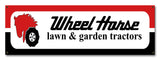 Wheel Horse Metal Sign