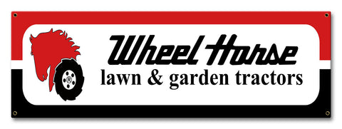 Wheel Horse Metal Sign