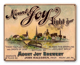 Mount Joy Brewery Metal Sign