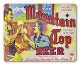 Mountain Top Beer Metal Sign