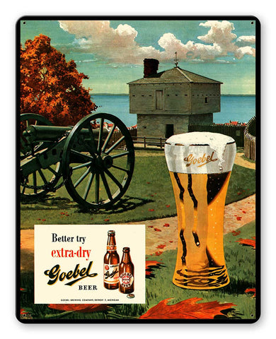 Goebel Beer Metal Sign