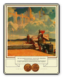 McCormick Deering Thresher Metal Sign