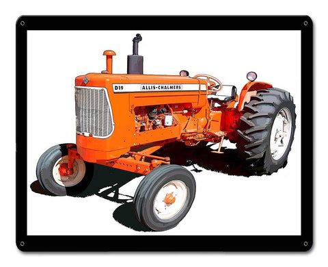 Allis Chalmers D19 Metal Sign